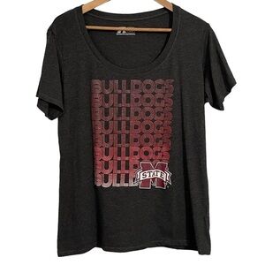 Mississippi State Bulldogs Women’s Russell Short Sleeve T-Shirt Size XL